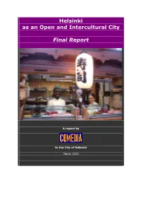 Helsinki As an Open and Intercultural City Final Report