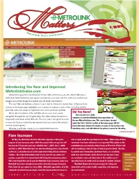 Introducing the New and Improved Metrolinktrains.Com Fare Increase