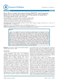 River Water Quality Assessment Using WRASTIC and Organizing Methods: a Case Study in Three Sub-Watersheds of Karaj River (Varang