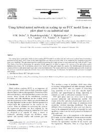 Using Hybrid Neural Networks in Scaling up an FCC Model from a Pilot Plant to an Industrial Unit