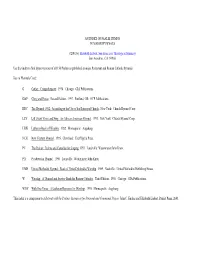 AN INDEX of PSALM HYMNS in MAJOR HYMNALS ©2001 By
