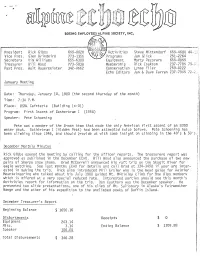 Climbing Since 1946, and Should Provide Us Vlith Some Insight on Climbing in the 40 1 S & 50 1 S