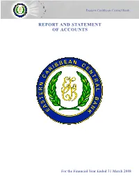 Report and Statement of Accounts