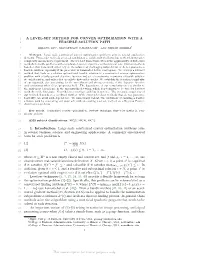 A Level-Set Method for Convex Optimization with a 2 Feasible Solution Path