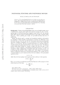 Arxiv:0906.4931V2 [Math.CT] 6 Mar 2010