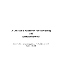 C:\Users\Bottjen\Desktop\The Christian Handbook for Daily