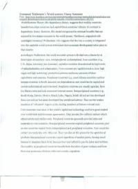 Emmanual Wallerstein's World-Systems Theory Summary