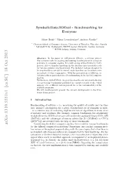 Symbolicdata: Sdeval-Benchmarking for Everyone