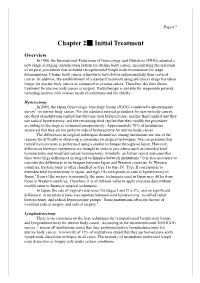Chapter 2 Initial Treatment