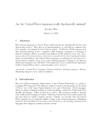 Languages of Flores
