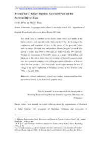 Lara Saint Paul and the Performativity of Race