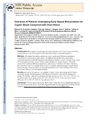 NIH Public Access Author Manuscript Resuscitation
