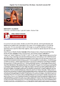 PDF New Earth Calendar
