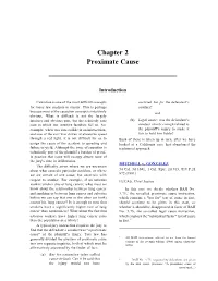 Chapter 2 Proximate Cause