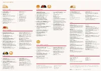 Dim Sum Menu