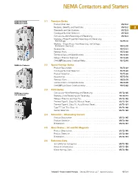 NEMA Contactors and Starters