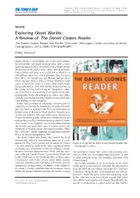 Exploring Ghost Worlds: a Review of the Daniel Clowes Reader