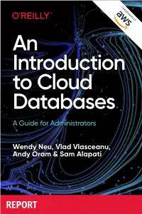 An Introduction to Cloud Databases a Guide for Administrators