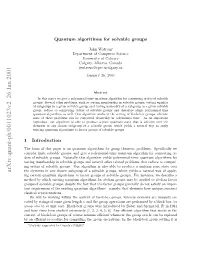 Arxiv:Quant-Ph/0011023V2 26 Jan 2001 Ru Oracle Group Ya ﬃin Rcdr O Optn H Ru Operations