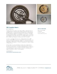 RMS Carpathia Objects