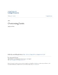 Overcoming Limits Stephanie Riker