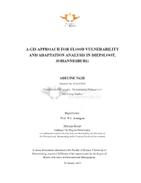 A Gis Approach for Flood Vulnerability and Adaptation Analysis in Diepsloot, Johannesburg