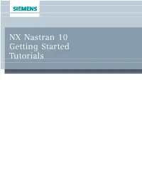 Getting Started with NX Nastran 3