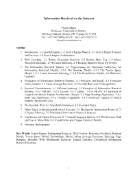 Information Retrieval on the Internet