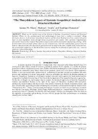 The Thucydidean Legacy of Systemic Geopolitical Analysis and Structural Realism”