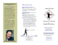 Broacher of Our Instructional Dvds