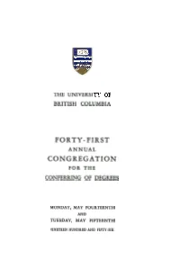 First Congregation
