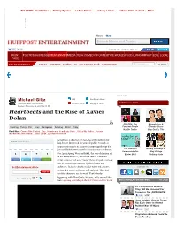 Heartbeats and the Rise of Xavier Dolan