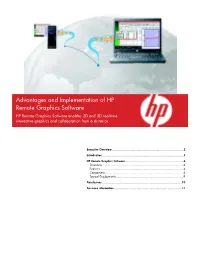 Advantages and Implementation of HP Remote Graphics Software