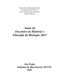 Caderno De Resumos EHFB 2015