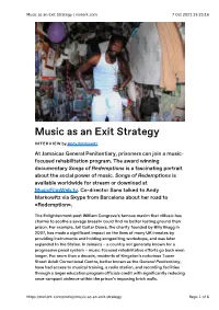 Music As an Exit Strategy | Norient.Com 7 Oct 2021 13:25:16