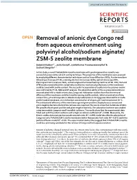 Removal of Anionic Dye Congo Red from Aqueous Environment Using