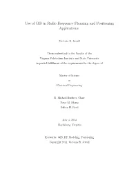 Use of GIS in Radio Frequency Planning and Positioning Applications