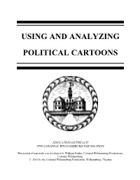 Using and Analyzing Political Cartoons
