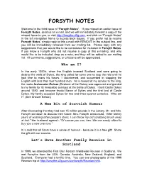 Forsyth Notes, Issue 3