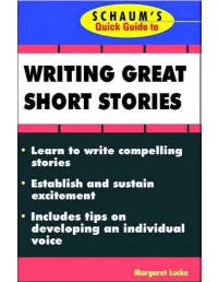 Quick Guide to Writing Short Stories