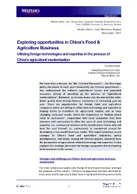 Exploring Opportunities in China's Food & Agriculture Business(PDF