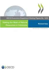 Making the Most of Natural Resources in Indonesia