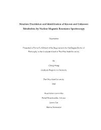 Structure Elucidation and Identification of Known and Unknown