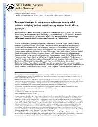 Temporal Changes in Programme