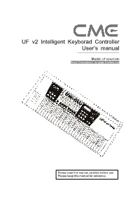 UF V2 Intelligent Keyborad Controller User's
