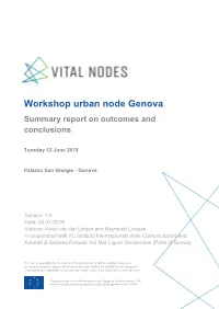 Workshop Urban Node Genova