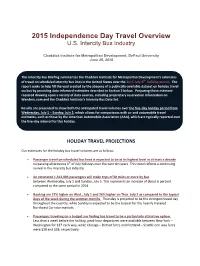 Independence Day Travel Overview U.S