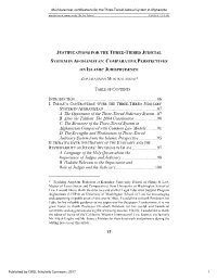 Justifications for the Three-Tiered Judicial System in Afghanistan