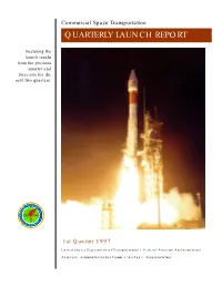 Quarterly Launch Report