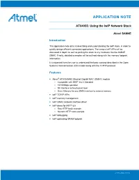 Using the Lwip Network Stack